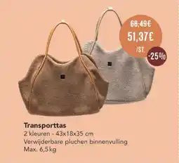 Poils et Plumes Transporttas aanbieding