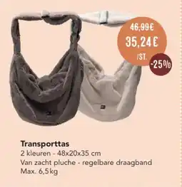 Poils et Plumes Transporttas aanbieding