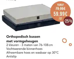 Poils et Plumes Orthopedisch kussen met vormgeheugen aanbieding