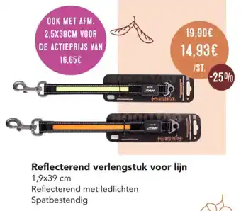 Poils et Plumes Reflecterend verlengstuk voor lijn aanbieding