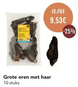 Poils et Plumes Grote oren met haar aanbieding