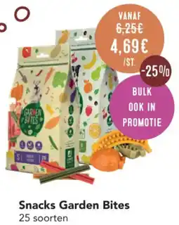 Poils et Plumes Snacks Garden Bites aanbieding