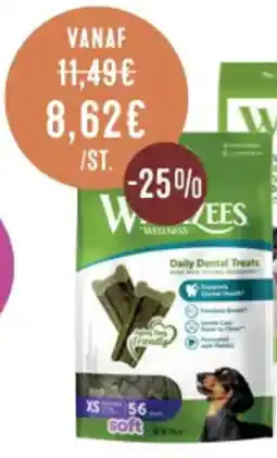 Poils et Plumes Whimzees Variety & Value bag aanbieding