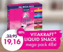 Poils et Plumes Vitakraft Liquid Snack aanbieding