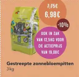 Poils et Plumes Gestreepte zonnebloempitten aanbieding