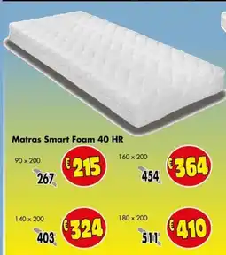 Budget Meubelen Matras Smart Foam 40 HR aanbieding