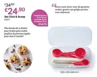 Set click + scoop