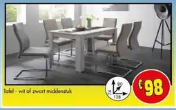 Budget Meubelen Tafel aanbieding