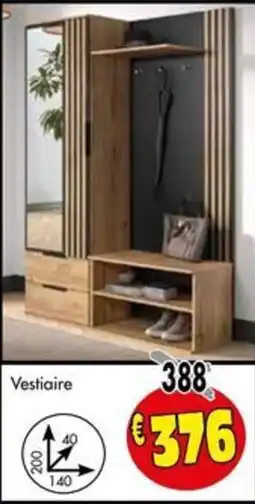 Budget Meubelen Vestiaire aanbieding