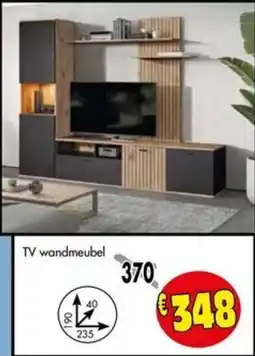Budget Meubelen TV wandmeubel aanbieding