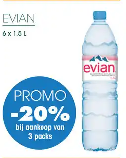 Prik en Tik Evian aanbieding