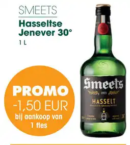 Prik en Tik Smeets Hasseltse Jenever 30° aanbieding