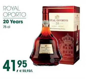Prik en Tik Royal oporto 20 Years aanbieding