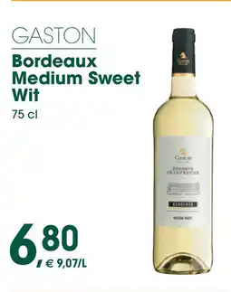 Prik en Tik Gaston Bordeaux Medium Sweet Wit aanbieding