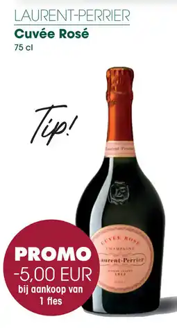 Prik en Tik Laurent-perrier Cuvée Rosé aanbieding