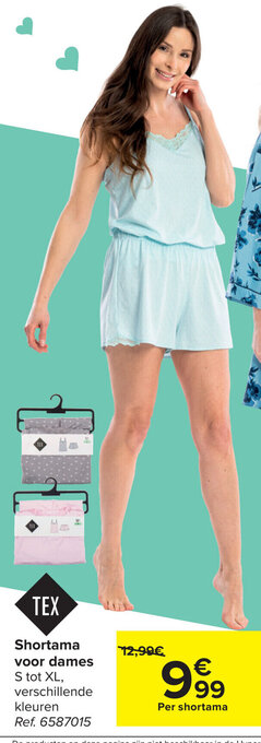 Shortama voor dames