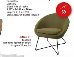 Weba JUICE aanbieding