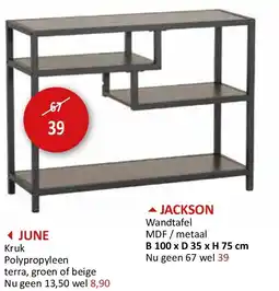 Weba JACKSON aanbieding