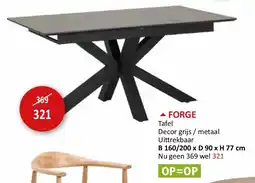 Weba FORGE aanbieding