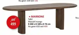 Weba MARRONE aanbieding