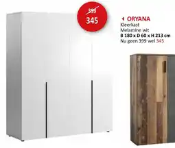 Weba ORYANA aanbieding