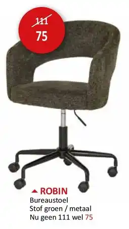 Weba ROBIN aanbieding