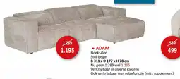 Weba ADAM aanbieding