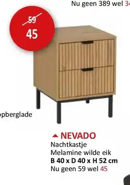 Weba NEVADO aanbieding