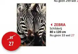 Weba ZÈBRE aanbieding