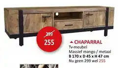 Weba CHAPARRAL aanbieding