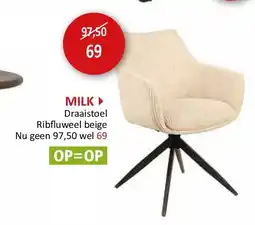 Weba MILK aanbieding