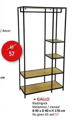 Weba GALLO aanbieding