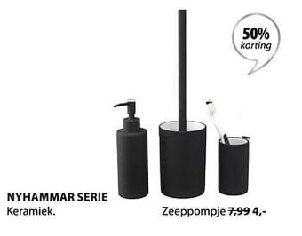 Jysk Nyhammar zeeppompje aanbieding