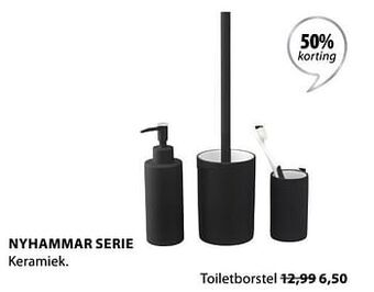 Jysk Nyhammar toiletborstel aanbieding