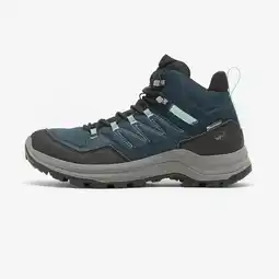 Decathlon Waterdichte wandelschoenen voor de bergen dames MH100 mid groen aanbieding