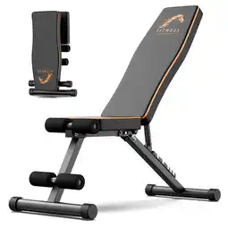 Decathlon Verstelbare Trainingsbank - Stevig, Opvouwbaar, Max 300 kg aanbieding