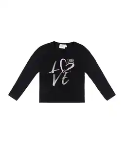 Decathlon T-shirt met lange mouwen voor meisjes 'Love' aanbieding