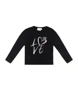 Decathlon T-shirt met lange mouwen voor meisjes 'Love' aanbieding