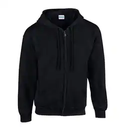 Decathlon Unisex Adult Heavy Blend Full Zip Hoodie (Zwart) aanbieding