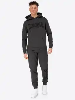 Decathlon LONSDALE Heren trainingspak met capuchon slim fit CLOUDY aanbieding