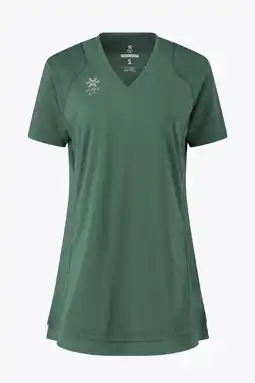 Decathlon Osaka Dames V-hals Tech Jurk | Bayou Groen aanbieding