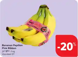 Carrefour Bananen Papillon Pink Ribbon aanbieding