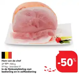 Carrefour Ham van de chef aanbieding