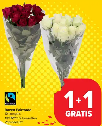 Carrefour Rozen Fairtrade aanbieding