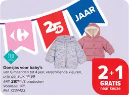Carrefour Donsjas voor baby's aanbieding