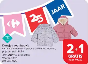 Carrefour Donsjas voor baby's aanbieding