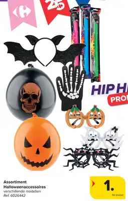 Carrefour Assortiment Halloweenaccessoires aanbieding