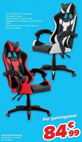 Gamingstoel racing