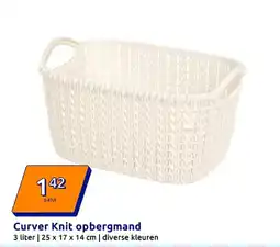 Action Curver Knit opbergmand aanbieding