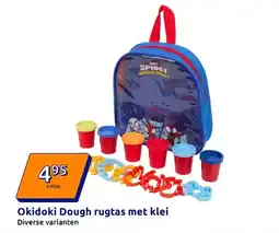 Action Okidoki Dough rugtas met klei aanbieding